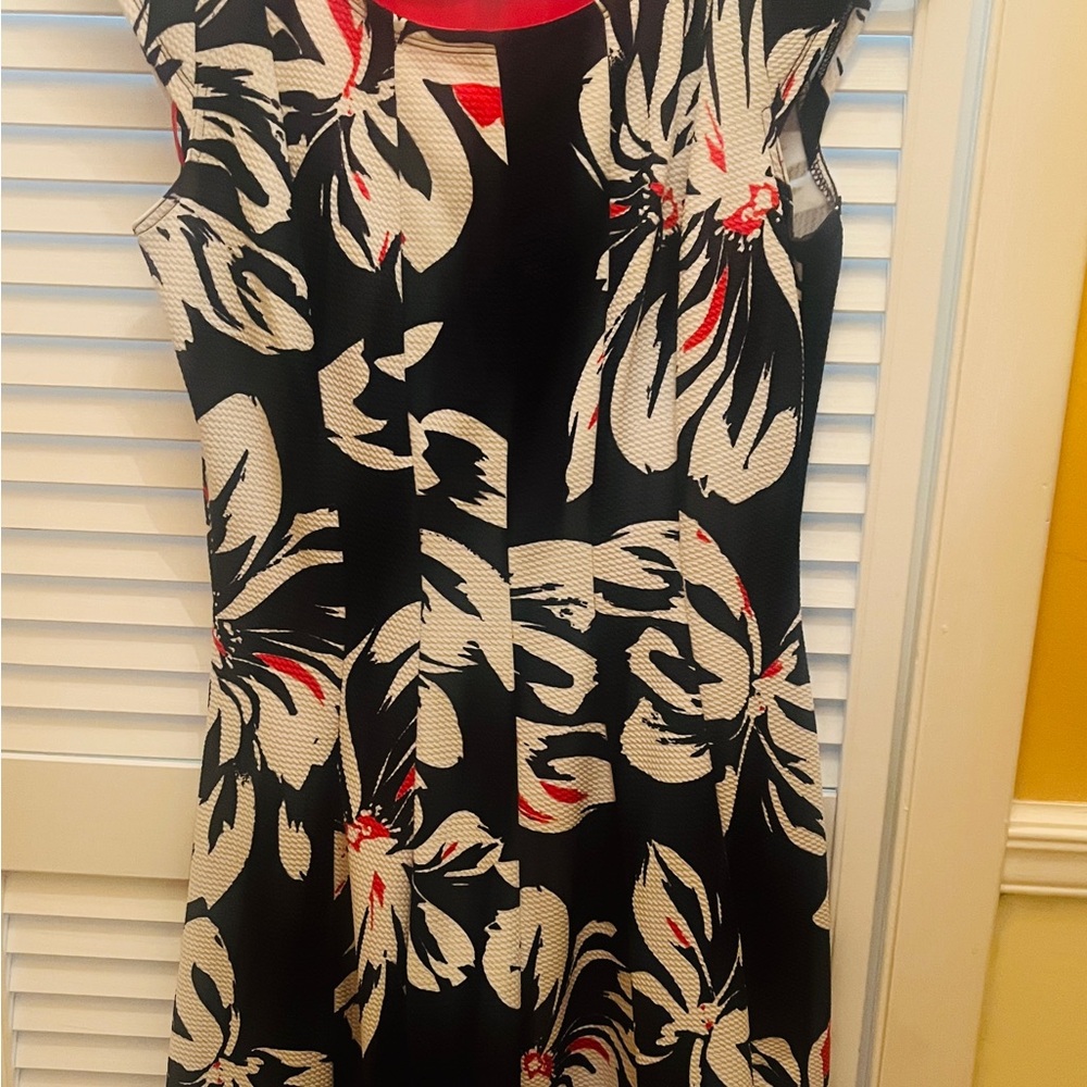 Robbie Bee Red and Black Dress